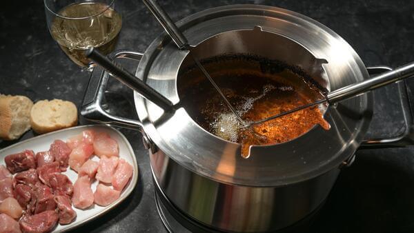 Fondue Bourguignonne à la viande